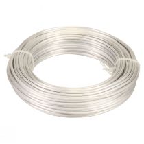 Product Aluminum wire aluminum wire 3mm jewelry wire white-silver matt 500g