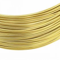 Product Aluminum wire Ø1mm gold decoration wire round 120g