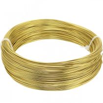 Aluminum wire Ø1mm gold decoration wire round 120g