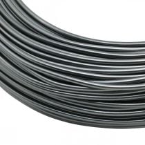Aluminum wire Ø2mm anthracite deco wire round 480g