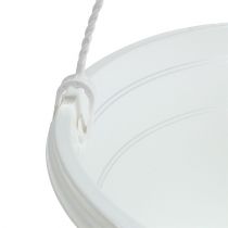 Product Hanging flower basket 25cm white