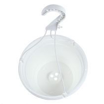 Product Hanging flower basket 25cm white