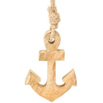 Product Anchor Décor for Hanging Natural Wood 7cm×10cm 6pcs