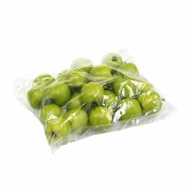 Product Decorative mini apples green-yellow artificial H4.3cm Ø3.6cm 24 pcs