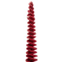 Product Modern slim decorative Christmas tree on a wooden base, 80cm