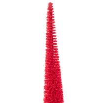 Product Decorative narrow Christmas tree, artificial Christmas tree on wooden base, 40cm, 3 pieces