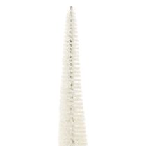Product Decorative Christmas tree with wooden base for winter decoration, 40cm, 3 pieces