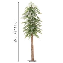 Product Artificial fir tree with snow decoration, winter and Christmas, 95cm