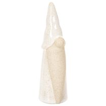 Product Decorative gnome figurine, light ceramic, Scandinavian style, 18cm, 3 pieces