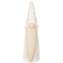 Product Decorative gnome figurine, light ceramic, Scandinavian style, 18cm, 3 pieces