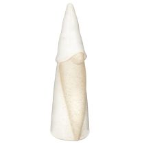 Product Decorative gnome figurine for standing, Christmas decoration, ceramic, 22cm