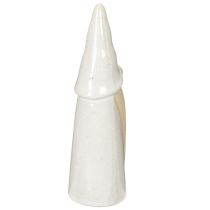 Product Decorative gnome figurine for standing, Christmas decoration, ceramic, 22cm