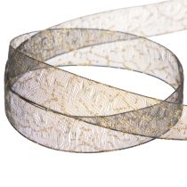 Product Decorative ribbon, transparent organza ribbon for table decoration, 15mm wide, 20m long