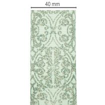 Product Gift ribbon with classic pattern for bows and decoration, 40mm x 15m
