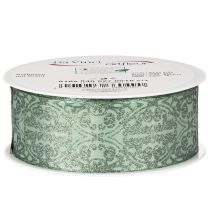 Product Gift ribbon with classic pattern for bows and decoration, 40mm x 15m