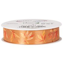 Product Gift ribbon autumn with leaves for creative packaging 25mm 18m