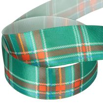 Product Gift ribbon, checkered pattern, Scottish plaid, 25mm, 20m
