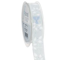 Product Ribbon for Communion, Confirmation, and Baptism - Light Blue, 25mm, 20m