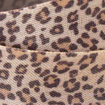 Product Gift ribbon with animal print leopard, 25mm wide, 18m long