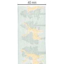 Product Gift ribbon with reindeer and Christmas trees, 40mm x 18m