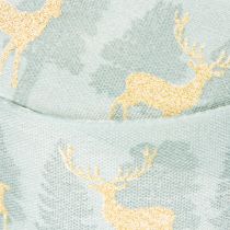 Product Gift ribbon with reindeer and Christmas trees, 40mm x 18m