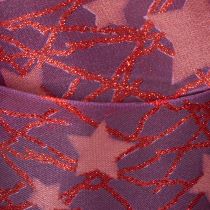 Product Glittering star-patterned decorative ribbon for Christmas decorations, 40mm x 15m
