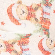 Product Gift ribbon bear with Santa hat and gifts 40mm 15m