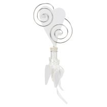 Product Bench hanger with tube and heart, 18cm, 6 pieces