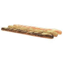 Product Baguette food replicas, 45cm, bakery decoration, deceptively realistic, set of 3 assorted items