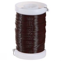 Product Wire for floristry and crafts Chocolate Brown 0.35mm 100g 3pcs