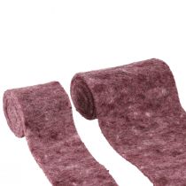 Product Craft Felt Berry Decorative Ribbon Felt W7/15cm L1/1m Set of 2