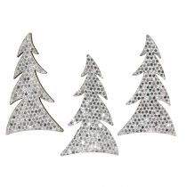 Product Glittering Christmas tree to sprinkle 4cm 48pcs