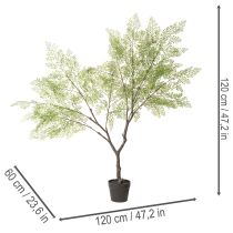 Product Artificial tree with delicate leaves, 120 cm