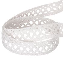Product Decorative lace ribbon, cotton, for creative design, 18mm, 10m