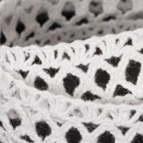Product Decorative lace ribbon, cotton, for creative design, 18mm, 10m