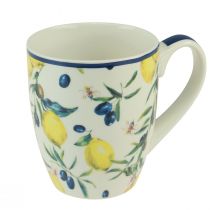 Product Mug olives and lemons cup ceramic 10.5cm