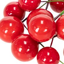 Product Artificial red berry mini Christmas baubles for floral decoration, 2cm, 48 pieces