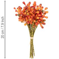 Product Bunch of orange berries, 20cm long
