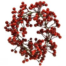 Product Berry Wreath Red Artificial Plants Red Christmas Ø20cm
