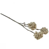 Product Decorative branch artificial berry branch champagne 46cm