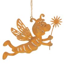 Product ```html
ProductName Buzzy Bee Hanging Decoration Rust Effect Metal 12cm Set of 6 /ProductName
ProductDescription  
<h2>Charming Buzzy Bee Metal Hanging Decorations</h2>

<p>
This set of six metal bee decorations is an eye-catching addition to your home or