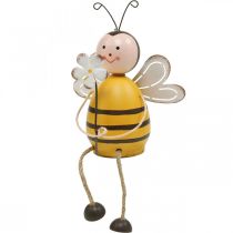 Bee sitting on the edge, spring decoration, decorative insect H13cm