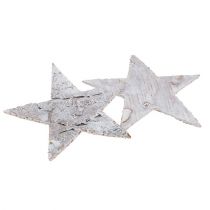 Product Birch star washed white 6.5cm 36pcs