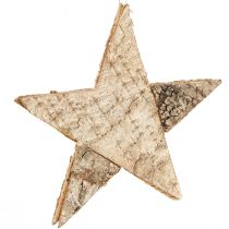 Product Birch stars for hanging stars birch bark natural 25cm 3 pcs