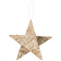 Product Birch stars for hanging stars birch bark natural 25cm 3 pcs