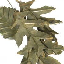 Product Decorative ring metal wreath wall decoration leaves brass Ø52cm