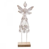 Product Blossom fairy table decoration spring metal decoration fairy white H30.5cm