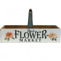 Product Plant box, flower decoration, wooden box for planting, flower box nostalgic look 41.5×16cm
