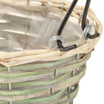 Product Flower basket handle with sign metal Ø23/20/17cm set of 3