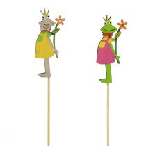Product Flower Plug Frog Prince Decorative Plug Wood 8cm 12 pcs